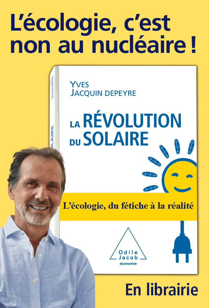 Affiche Decaux - La Revolution du Solaire - L'écologie, c'est non au nucléaire !