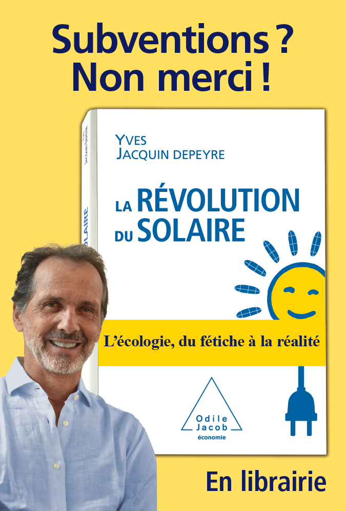 Affiche Decaux - La Revolution du Solaire - Subventions ? Non merci !